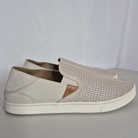 Olukai Women's Pehuea Slip-On Drop-In Heel Casual Breathable Sneaker - Size 10 - Picture 3 of 16
